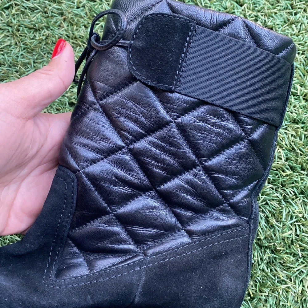 Aquatalia “Caliana” Water Resistant Suede Leather Boots